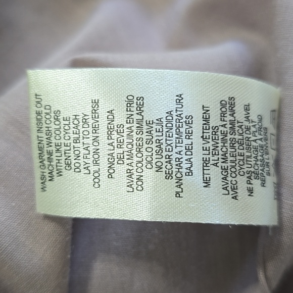 Simply Noelle Brown With White Stripes Sleeveless Dress L/XL - Picture 8 of 9